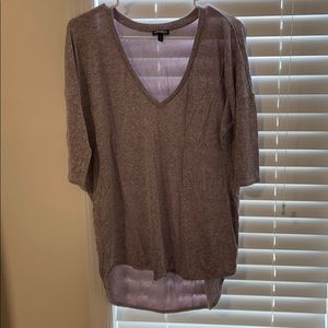 Express brand quarter length sleeve shirt